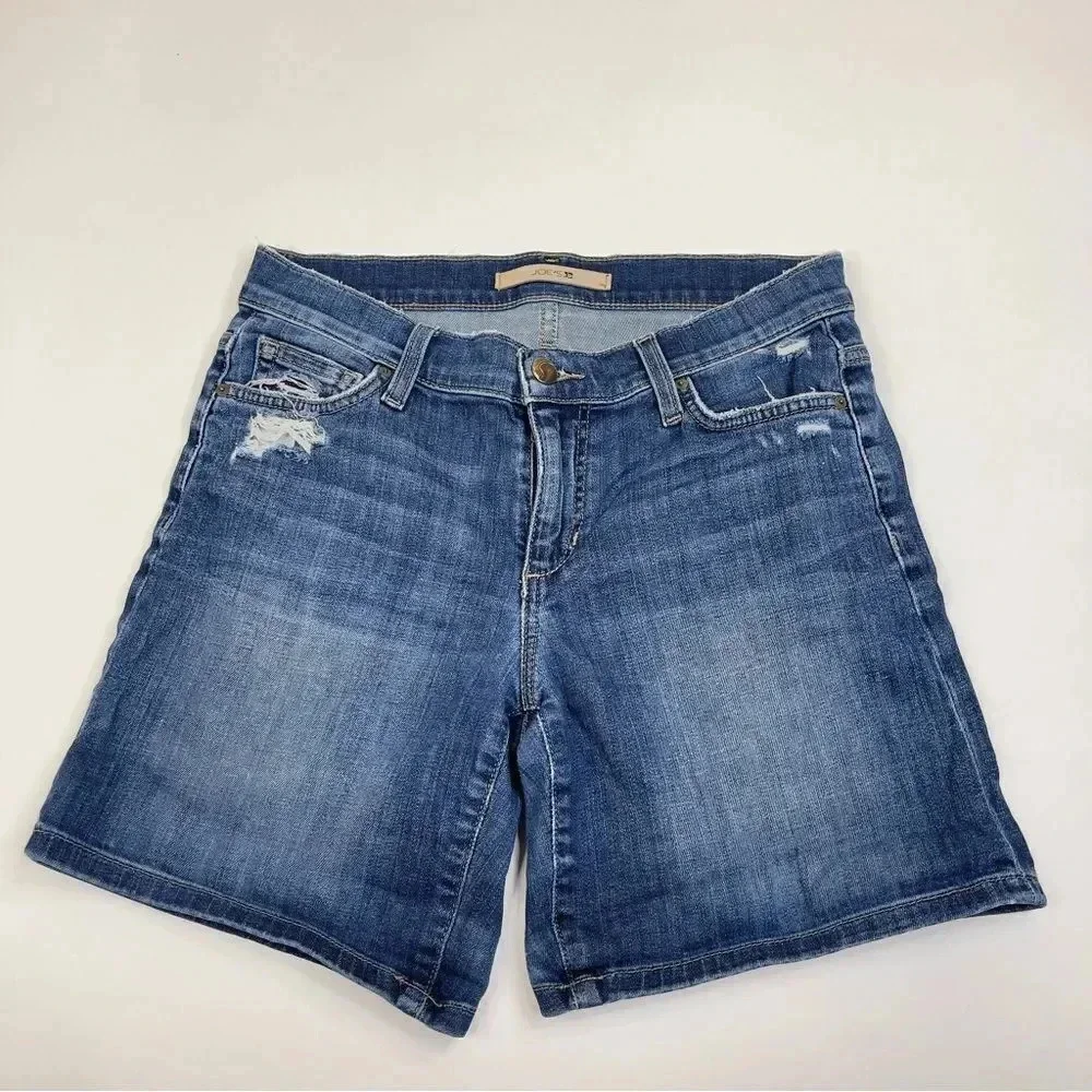 Joe’s Jeans Cut Short Denim Shorts Stella Wash